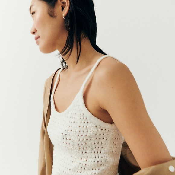 Madewell | Open-Stitch Sweater Tank - Picture 8 of 9
